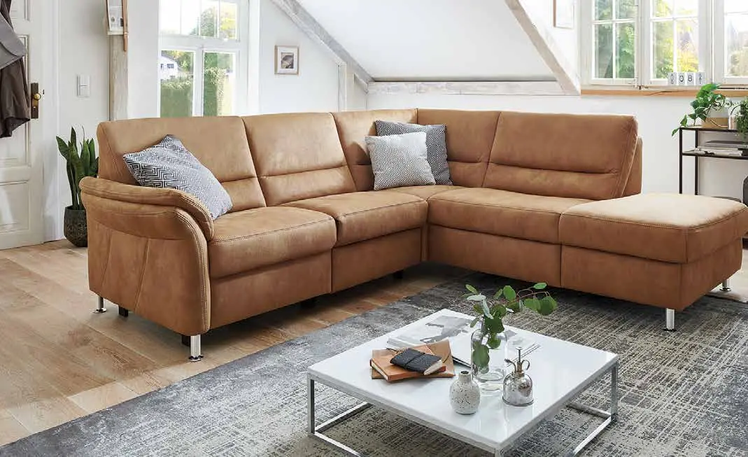 Polsterecke auch seitenverkehrt lieferbar