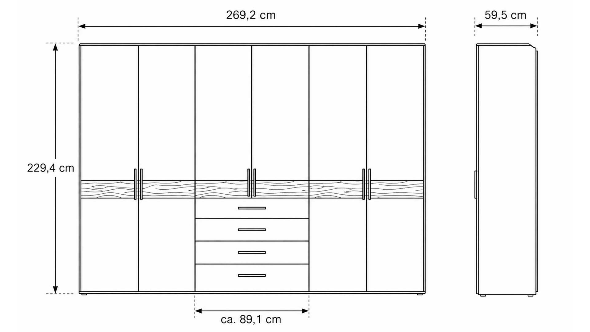 Interliving Schlafzimmer Serie 1023 – Komplettzimmer