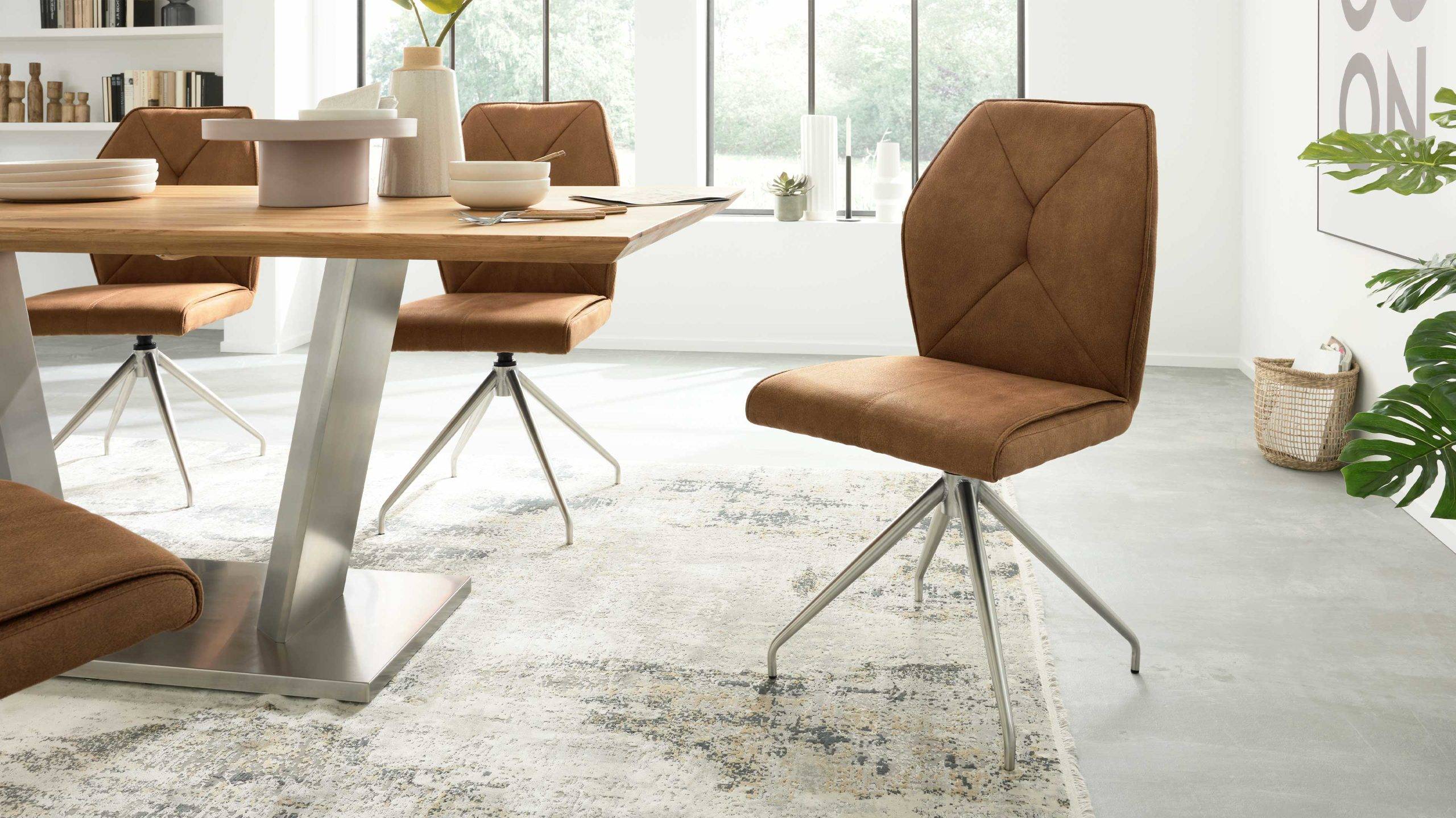 Interliving Esszimmer Serie 5104 – Polsterstuhl mit Drehfunktion