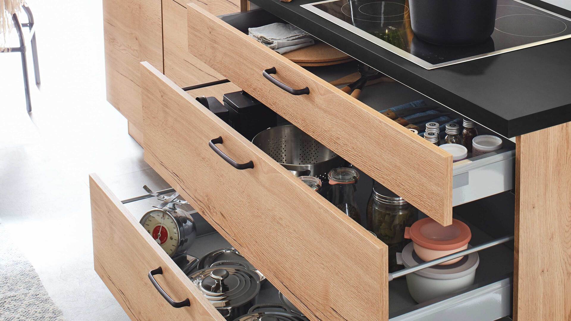 nobilia® Einbauküche Structura mit Einbaugeräten