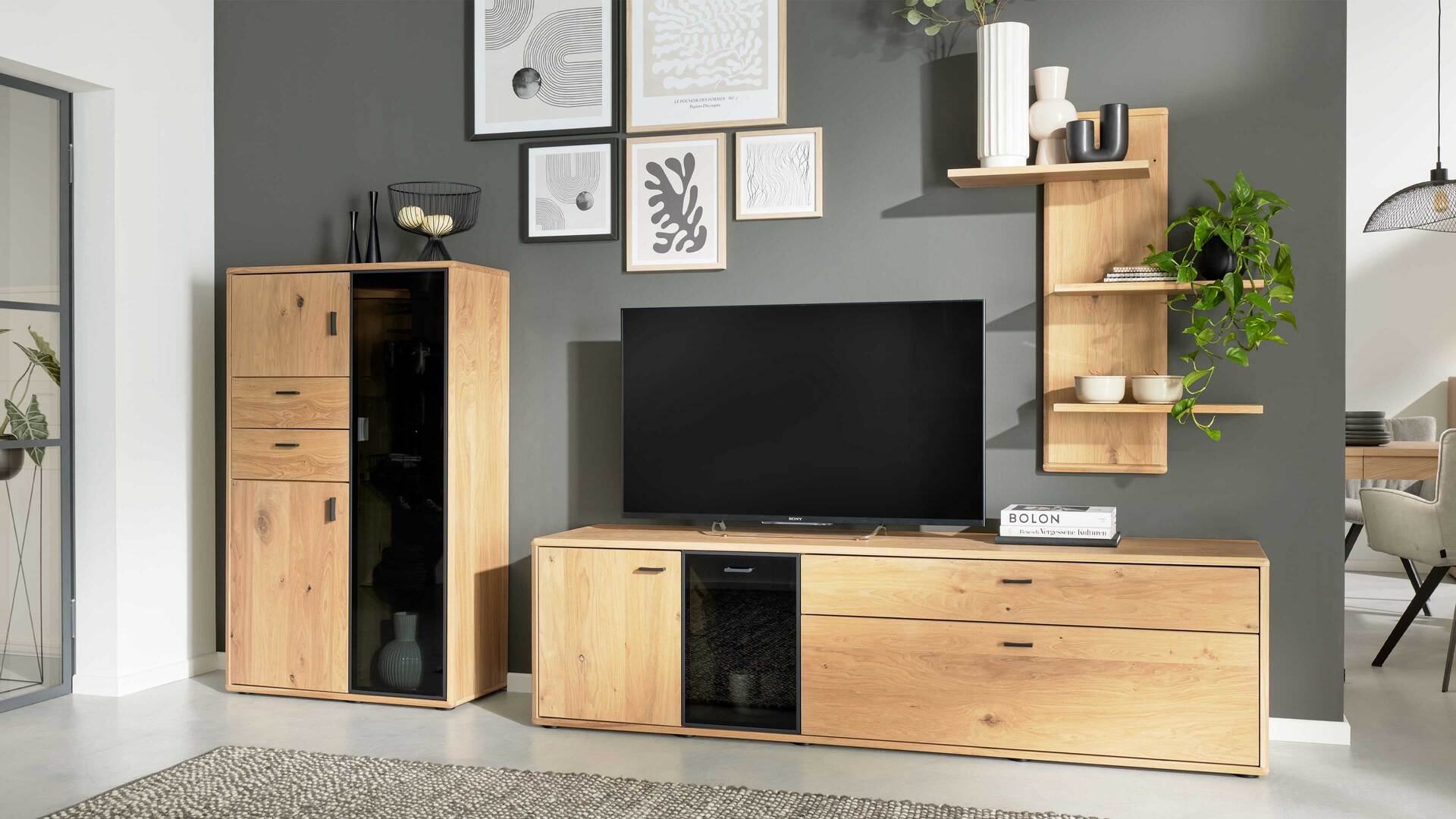 Interliving Wohnzimmer Serie 2024 - Wohnwand