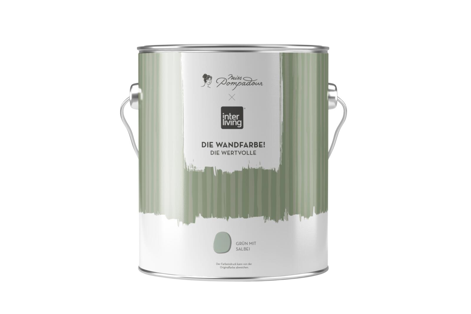 Farbeimer Grün "Salbei"