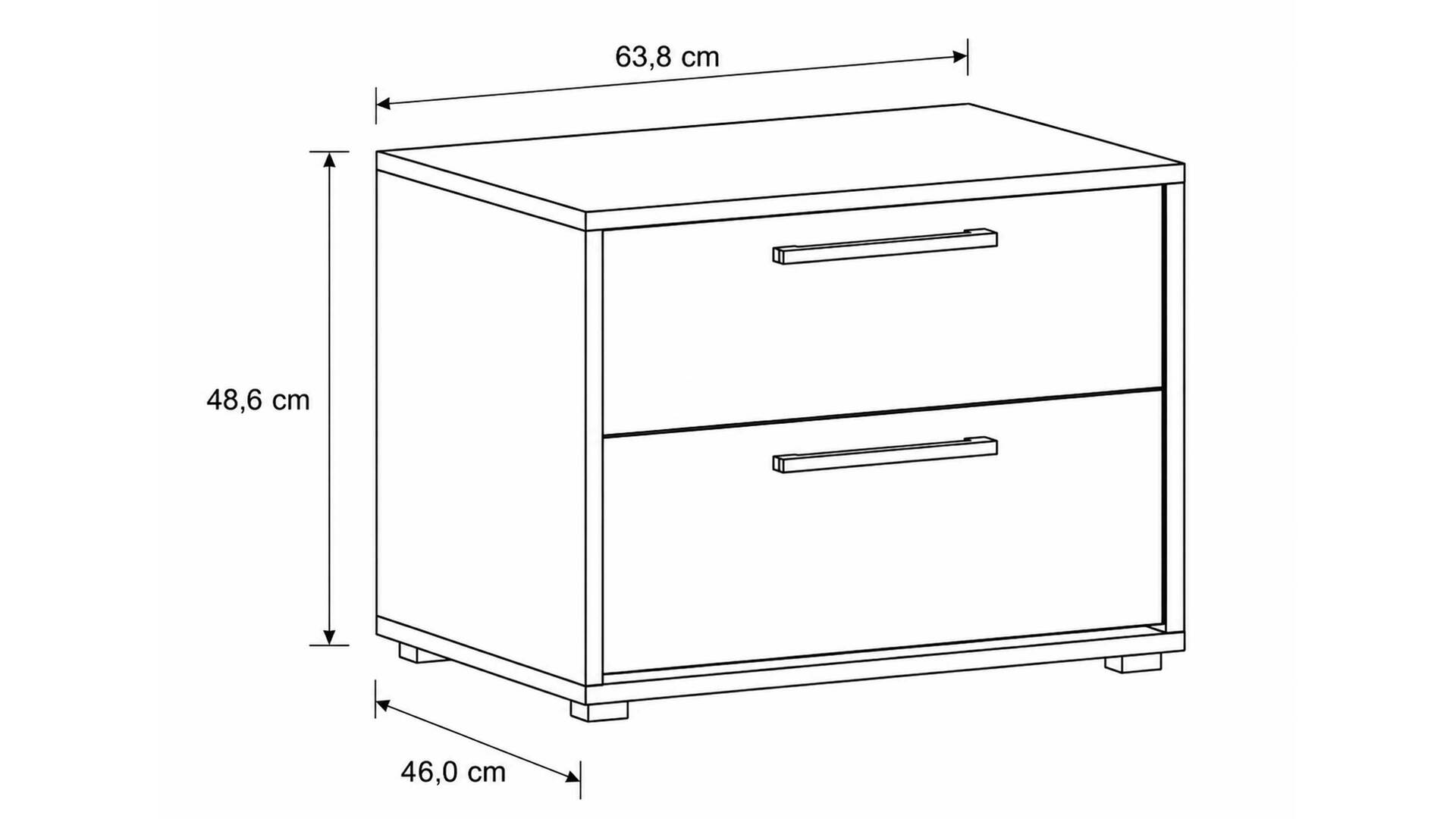 Interliving Schlafzimmer Serie 1023 – Nachtkommode
