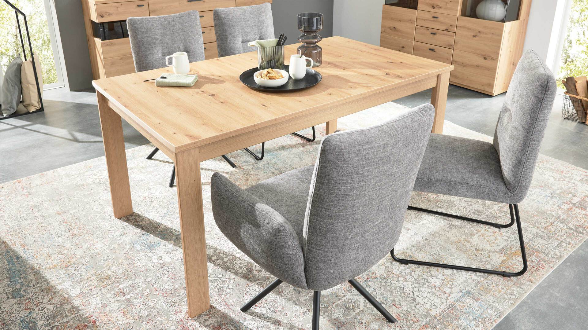 Interliving Wohnzimmer Serie 2110 - Auszugtisch