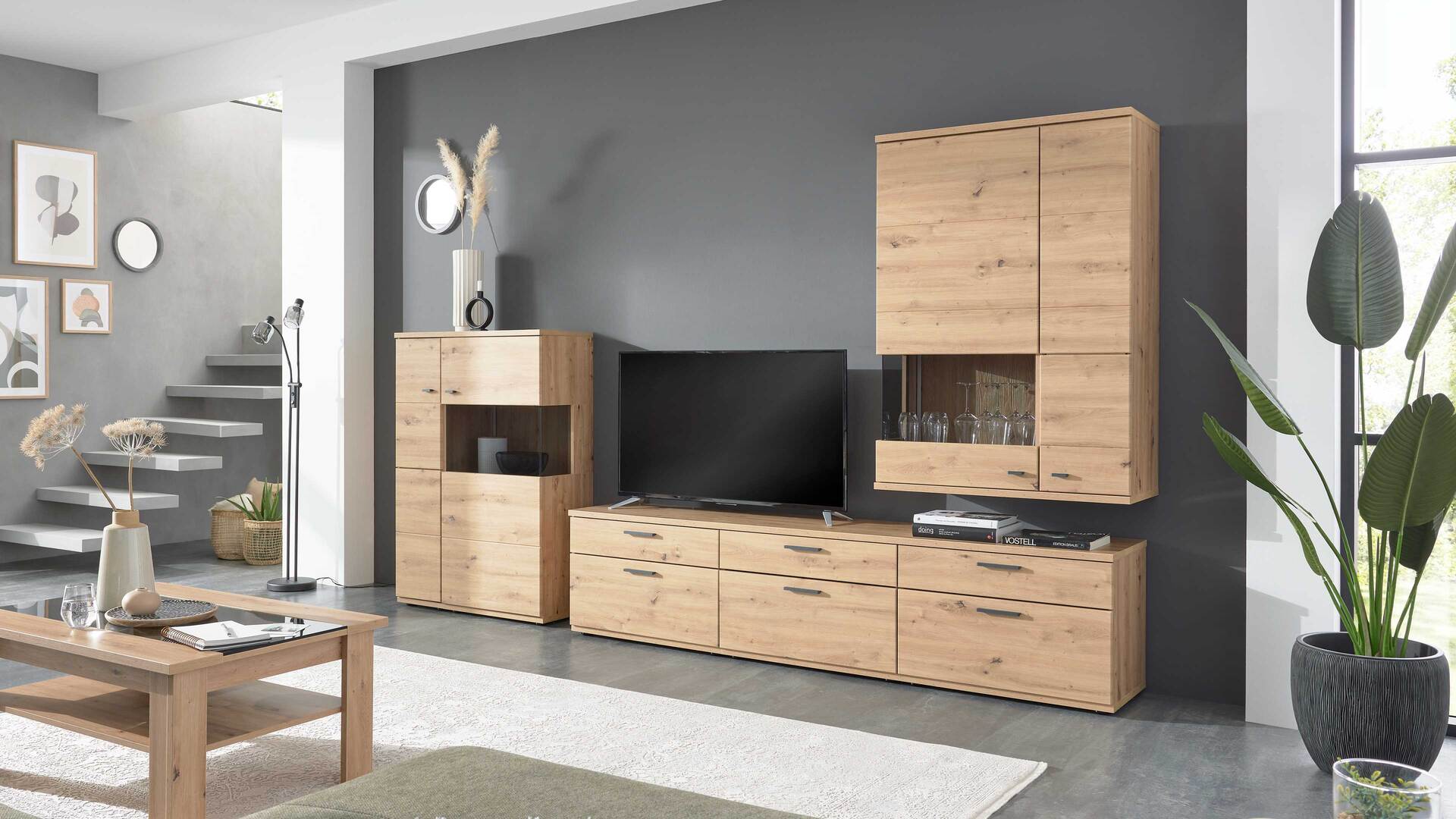 Interliving Wohnzimmer Serie 2110 - Wohnwand