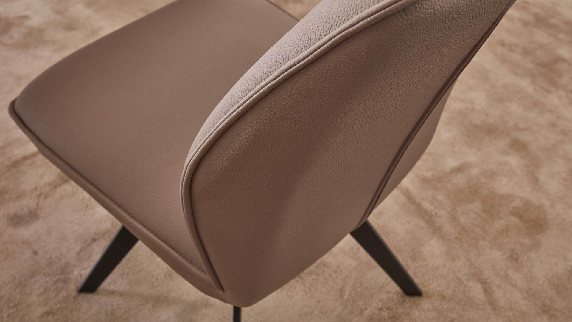 Interliving Esszimmer Serie 5102 – Polsterstuhl mit Drehfunktion