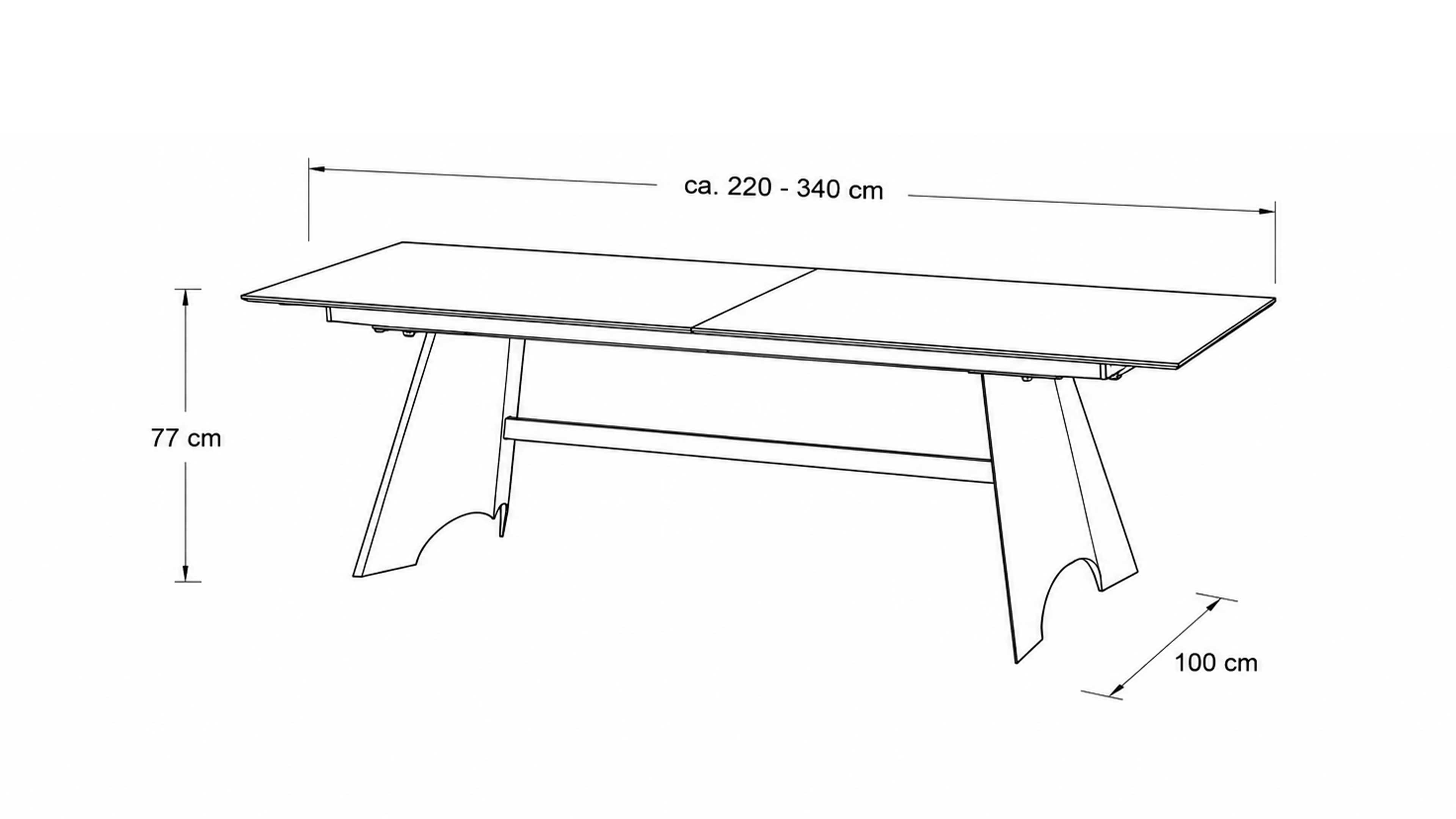 Ausziehtisch Interliving Serie 5123