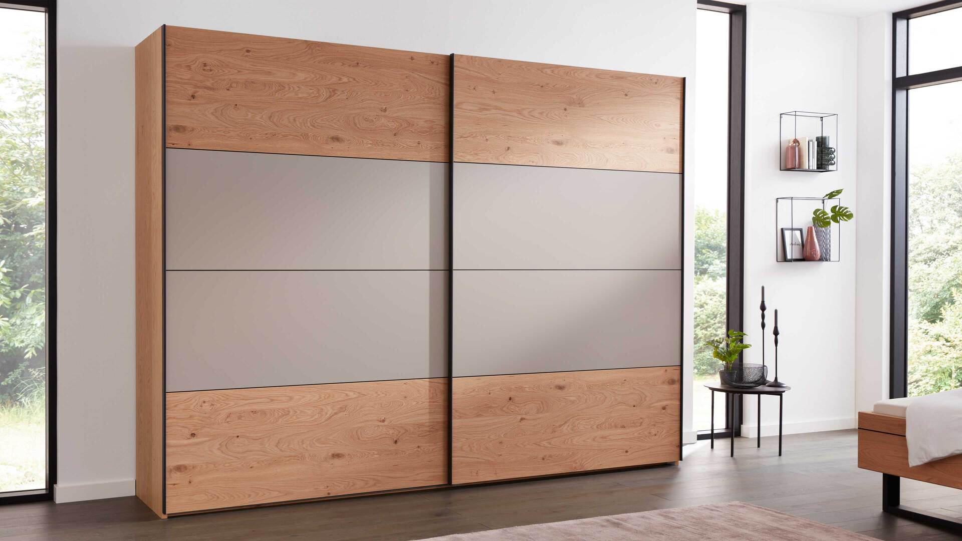 Interliving Schlafzimmer Serie 1024 – Schwebetürenschrank