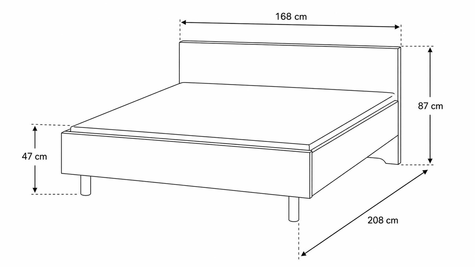 Interliving Schlafzimmer Serie 1015 – Bettgestell