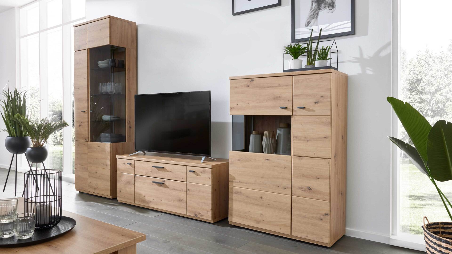 Interliving Wohnzimmer Serie 2110 - Wohnwand