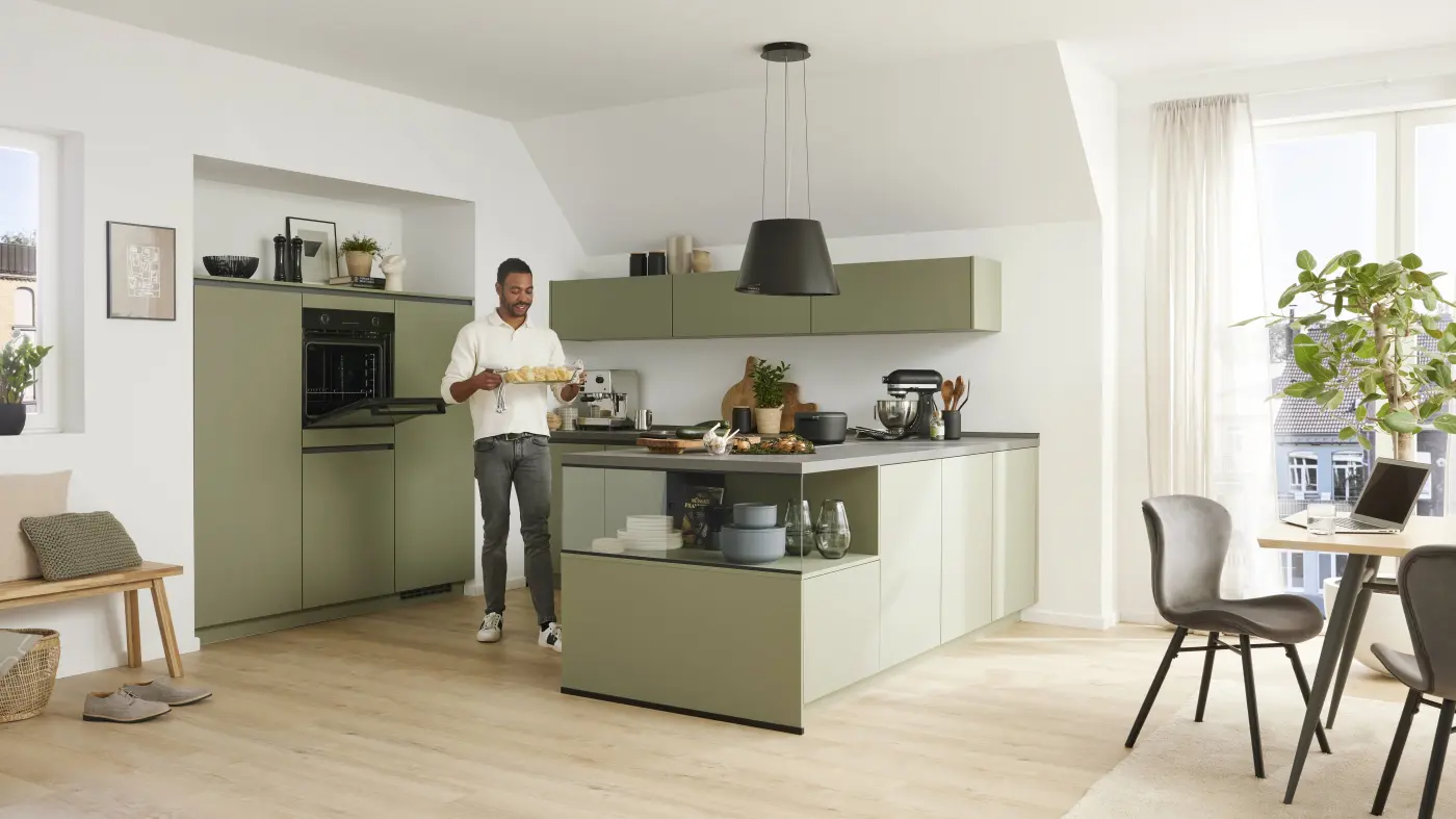 Culineo® Einbauküche C357 mit Einbaugeräten