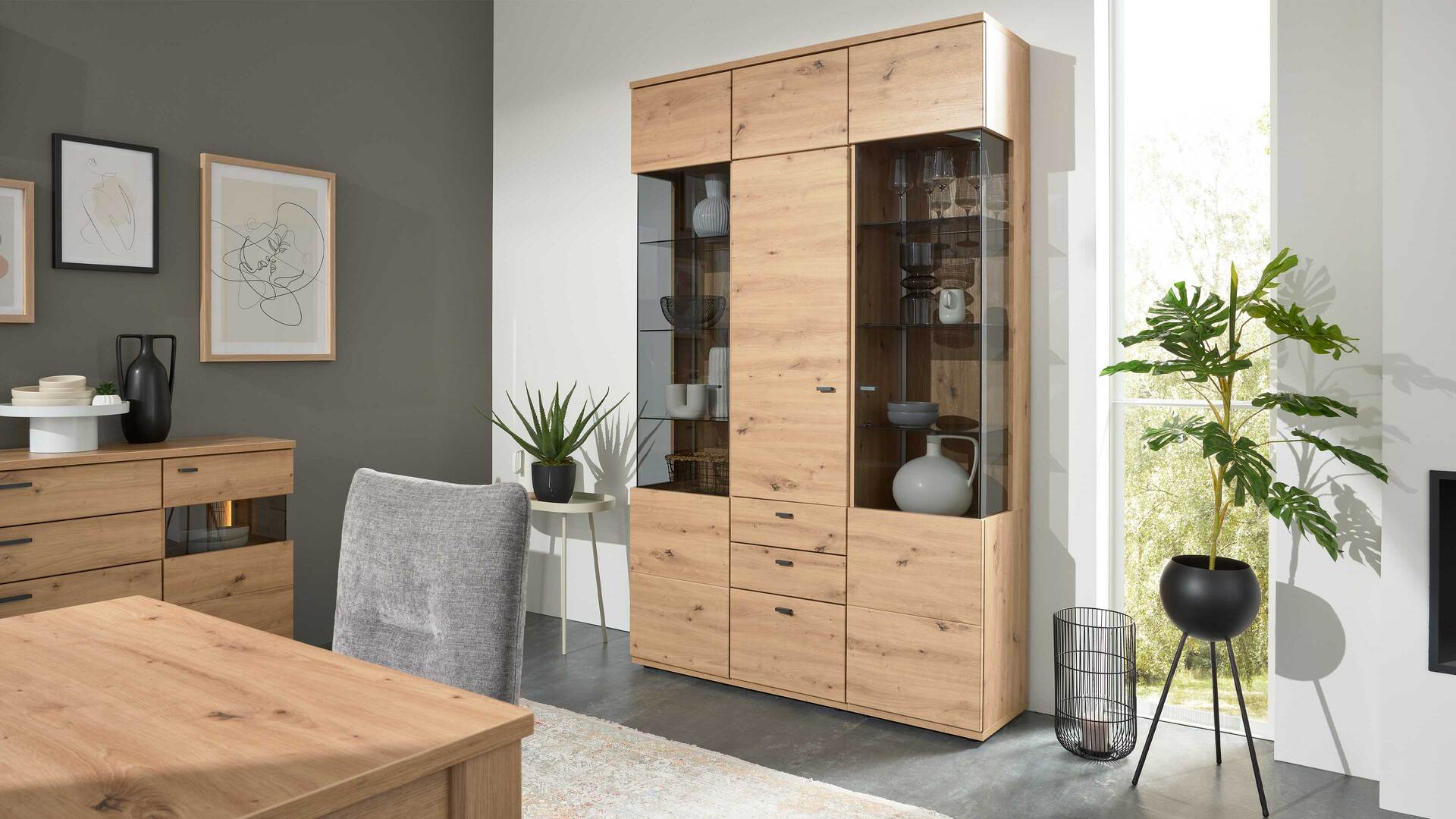Interliving Wohnzimmer Serie 2110 - Vitrine