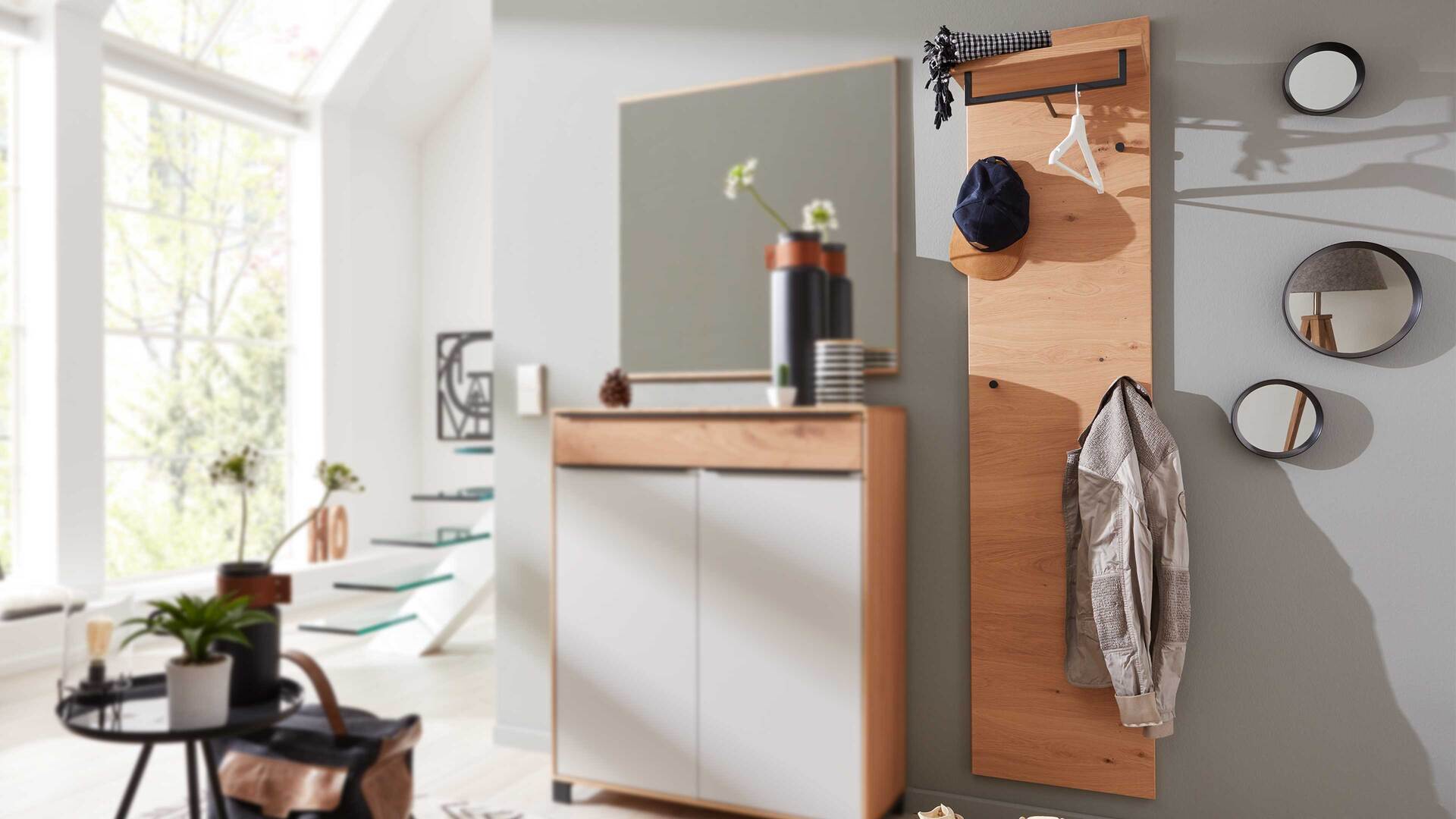 Interliving Garderoben Serie 6005 – Wandgarderobe