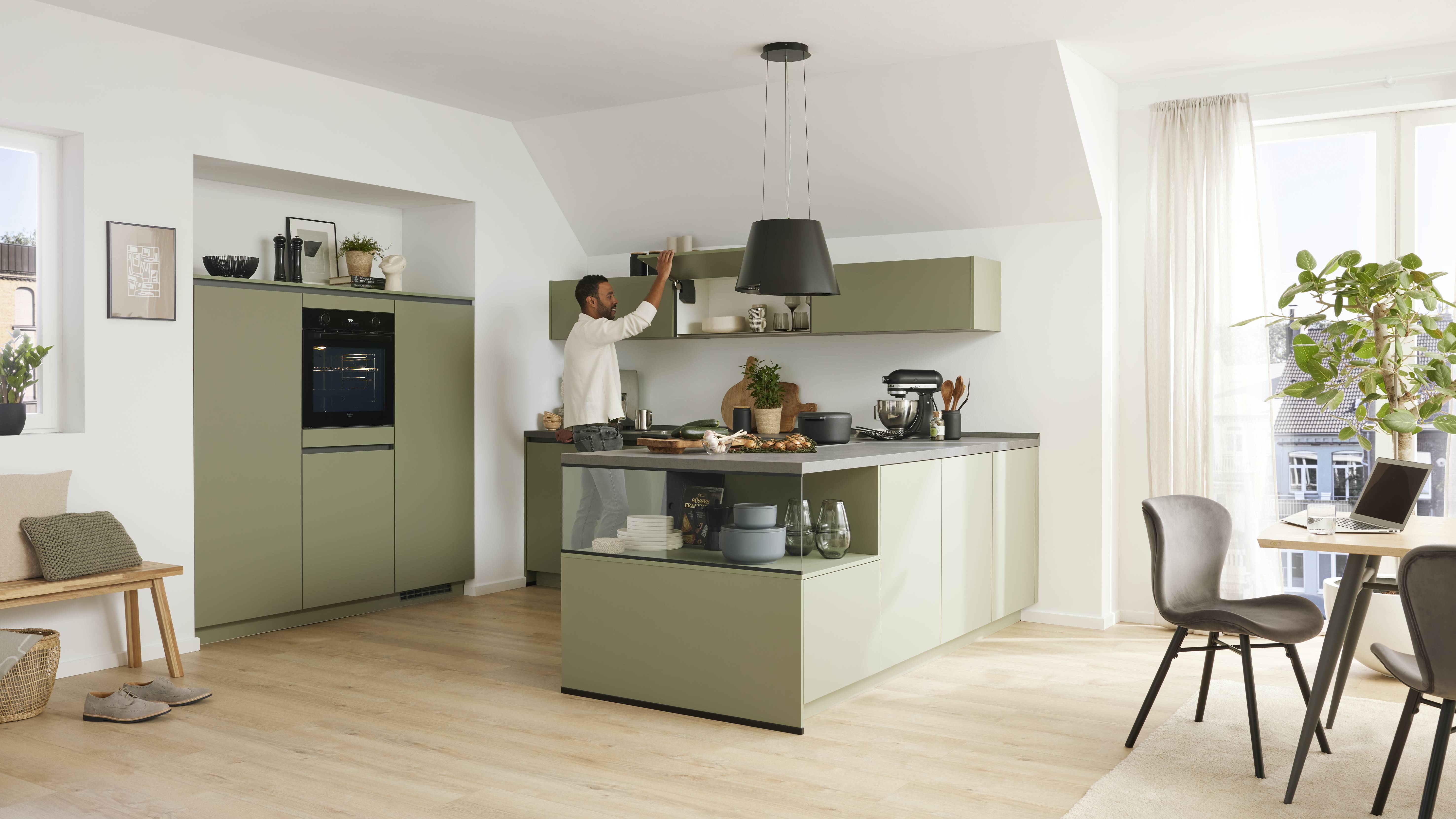Culineo® Einbauküche C357 mit Einbaugeräten