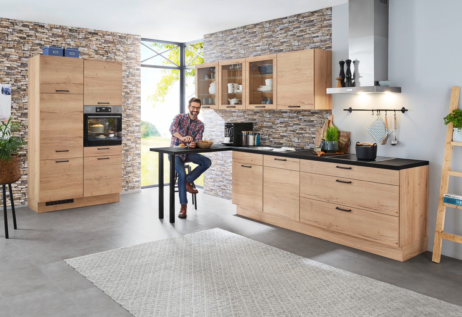 nobilia® Einbauküche Structura mit Einbaugeräten