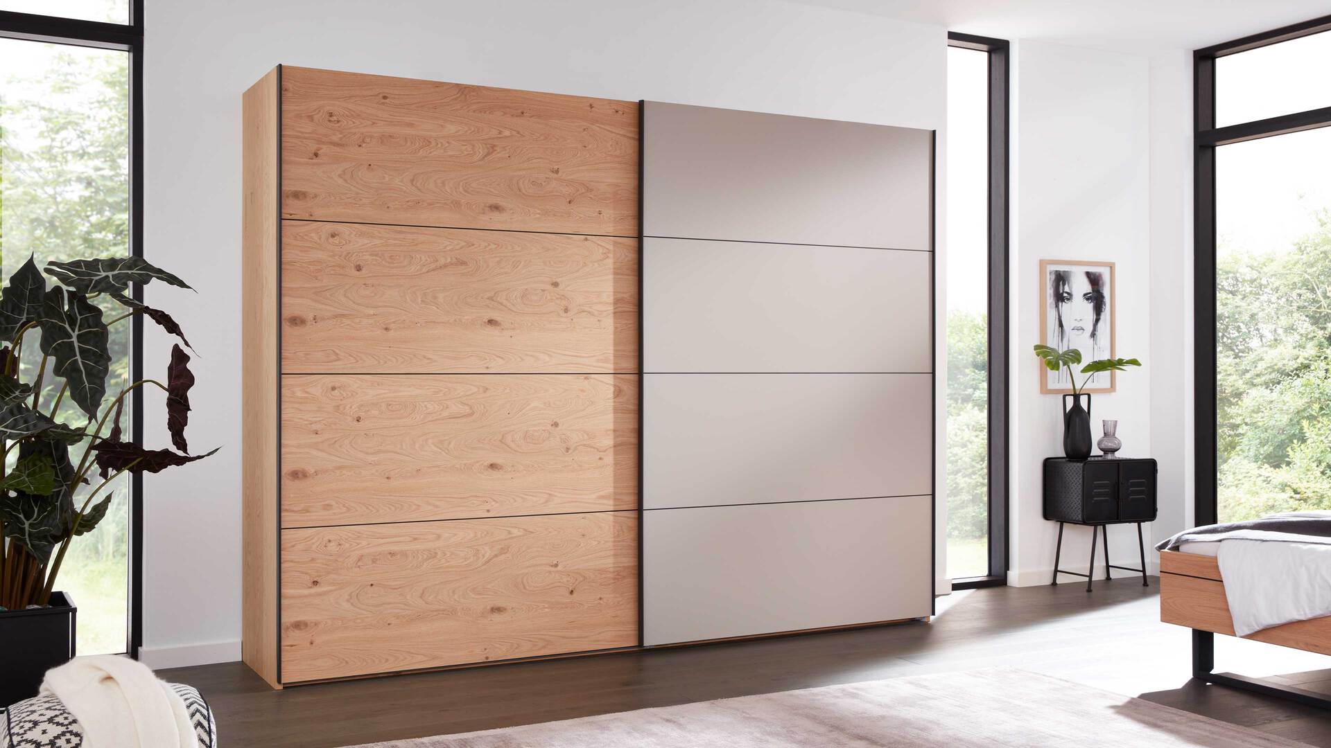 Interliving Schlafzimmer Serie 1024 – Schwebetürenschrank