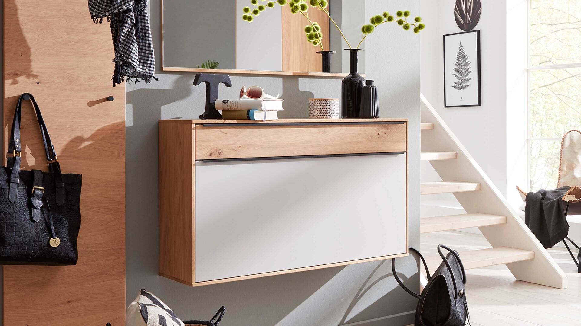 Interliving Garderoben Serie 6005 – Hänge-Schuhschrank