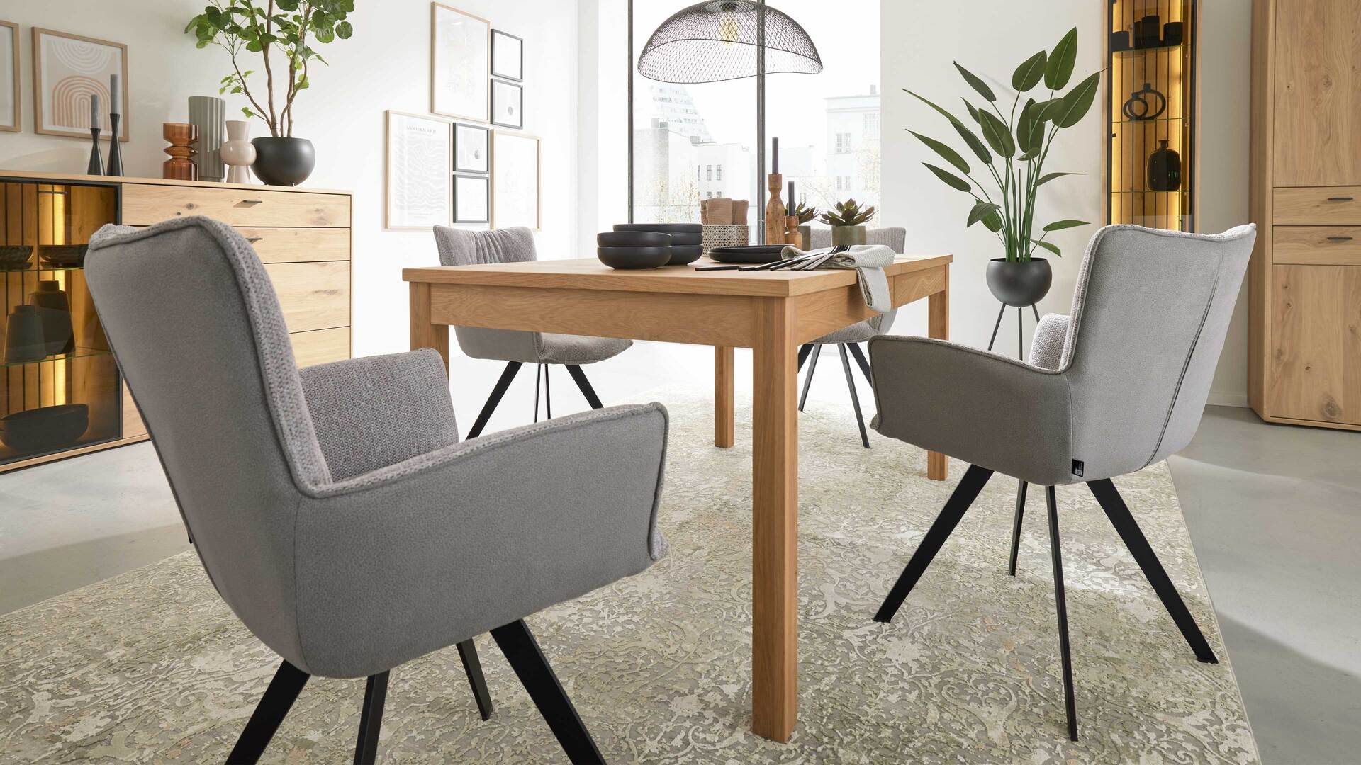 Interliving Wohnzimmer Serie 2024 - Auszugtisch